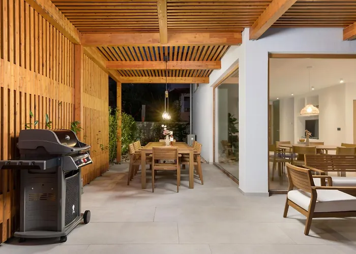 3 With Pool Soline, Krk, 280 M From Beach, By 4villas