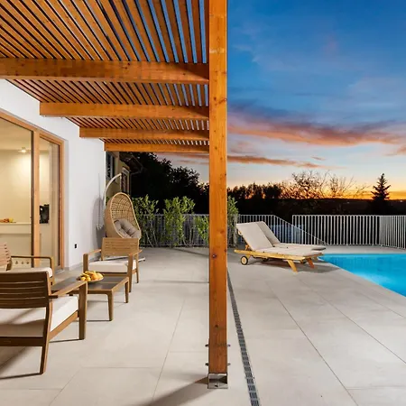 Villa New 3 With Pool Soline, Krk, 280 M From Beach, By 4villas