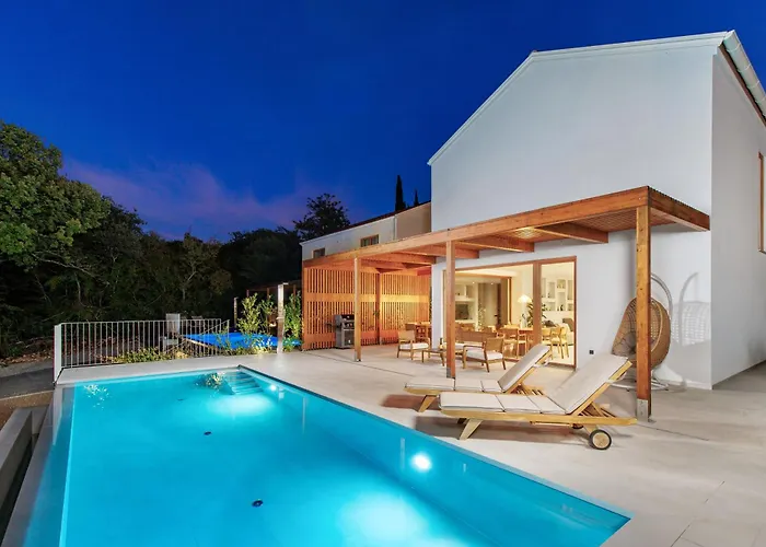 3 With Pool Soline, Krk, 280 M From Beach, By 4villas Villa Soline (Krk)