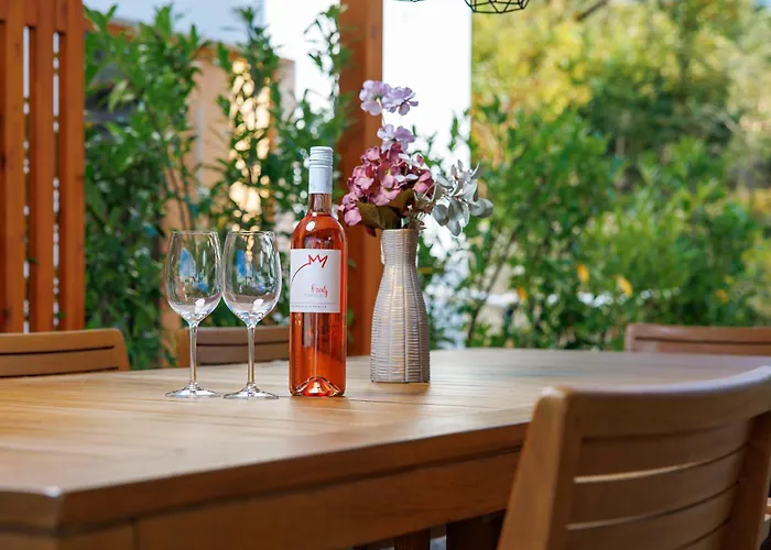 3 With Pool Soline, Krk, 280 M From Beach, By 4villas Villa